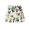 Pantalón corto de estampado vegetal Resort, tallas asiáticas «Desert Sand Cactus Multi»