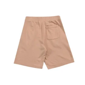 Pantalón corto de felpa con parche Go-To Sneaker, tallas asiáticas, «Beige»