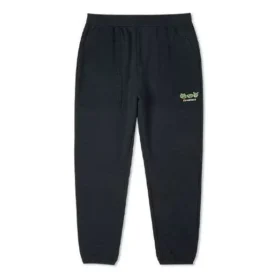 Pantalón de chándal con estampado de dibujos animados, tallas asiáticas, «Negro»