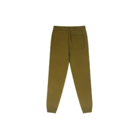 Pantalón de chándal de felpa de ajuste estándar con estrella bordada y diseño en forma de V, tallas asiáticas, «Verde»