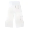 Pantalones cargo rectos de punto, estilo casual, tallas asiáticas «Blanco»