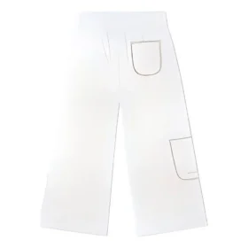 Pantalones cargo rectos de punto, estilo casual, tallas asiáticas «Blanco»