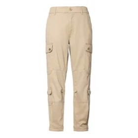 Pantalones cargo utilitarios tejidos, tallas asiáticas, «Beige»