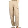 Pantalones cargo utilitarios tejidos, tallas asiáticas, «Beige»