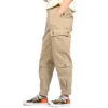Pantalones cargo utilitarios tejidos, tallas asiáticas, «Beige»