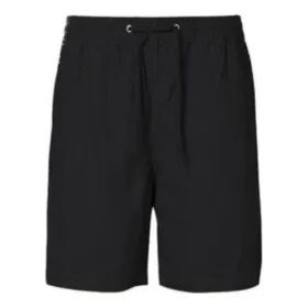 Pantalones cortos a cuadros Tallas asiáticas «Negro»