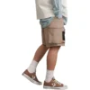 Pantalones cortos cargo, tallas asiáticas «Caqui»
