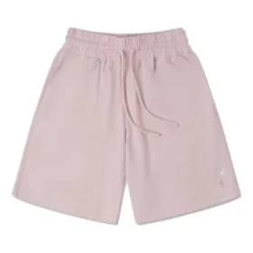 Pantalones cortos con cordón y bordado floral Tallas asiáticas «Pink»
