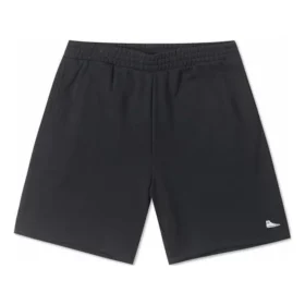 Pantalones cortos con parche de zapatillas, color liso, tallas asiáticas «Negro»