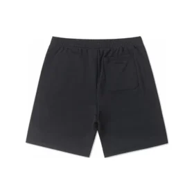 Pantalones cortos con parche de zapatillas, color liso, tallas asiáticas «Negro»