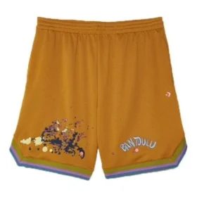 Pantalones cortos de baloncesto Converse x Bandulu, tallas asiáticas, «marrón»