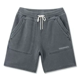 Pantalones cortos de forro polar premium Tallas asiáticas «Gris»