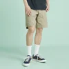 Pantalones cortos de tejido Tallas asiáticas «Caqui»