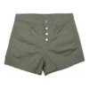 Pantalones cortos deportivos de talle alto Tallas asiáticas «Olive Green»