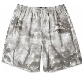 Pantalones cortos Palm Trees de 7″ (talla asiática) «Black Palm»