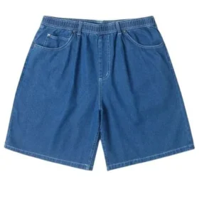 Pantalones cortos vaqueros holgados de 9″ Tallas asiáticas «Lt Stone Wash»