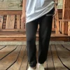 Pantalones de chándal con logotipo, tallas asiáticas «Negro»