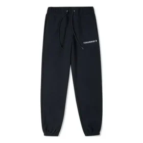 Pantalones de chándal de felpa con cordón y logotipo Chevron, tallas asiáticas «Negro» Pantalones de chándal de felpa con cordón y logotipo Chevron, tallas asiáticas «Negro»