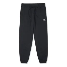 Pantalones de chándal de felpa de corte estándar con estrella bordada en forma de chevron. Tallas asiáticas «Negro» Pantalones de chándal de felpa de corte estándar con estrella bordada en forma de chevron. Tallas asiáticas «Negro»