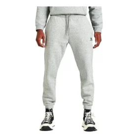Pantalones de chándal de felpa de corte estándar con estrella bordada y diseño en forma de V. Tallas asiáticas «Gris» Pantalones de chándal de felpa de corte estándar con estrella bordada y diseño en forma de V. Tallas asiáticas «Gris»