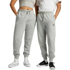 Pantalones de chándal de felpa Go-To Chuck Taylor All Star Patch de corte estándar, tallas asiáticas, «Gris» Pantalones de chándal de felpa Go-To Chuck Taylor All Star Patch de corte estándar, tallas asiáticas, «Gris»