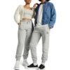 Pantalones de chándal de felpa Go-To Chuck Taylor All Star Patch de corte estándar, tallas asiáticas, «Gris»