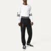 Pantalones de chándal Twisted Varsity Tallas asiáticas «Negro»