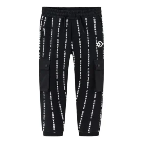 Pantalones deportivos de punto con logo impreso, tallas asiáticas «Negro Blanco» Pantalones deportivos de punto con logo impreso, tallas asiáticas «Negro Blanco»