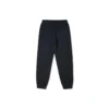 Pantalones deportivos/pantalones/joggers de color liso con cordones, negro oscuro