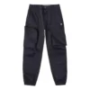 Pantalones elásticos tejidos, tallas asiáticas «Negro»
