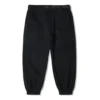 Pantalones informales Converse para hombre, de color liso, con tejido trenzado y cordones, negros