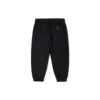 Pantalones informales Converse para hombre, de color liso, con tejido trenzado y cordones, negros