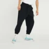 Pantalones informales Converse para hombre, de color liso, con tejido trenzado y cordones, negros