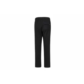 Pantalones informales de cintura alta en color liso, tallas asiáticas «Negro»