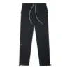 Pantalones jogger casuales ajustados de corte cónico para pareja, color negro