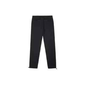 Pantalones jogger casuales ajustados de corte cónico para pareja, color negro