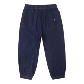 Pantalones jogger de denim de talle alto Tallas asiáticas «Blue»