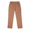 Pantalones largos de cintura elástica para hombre Converse Logo, de color liso y estilo casual, marrones