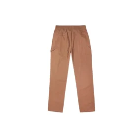 Pantalones largos de cintura elástica para hombre Converse Logo, de color liso y estilo casual, marrones