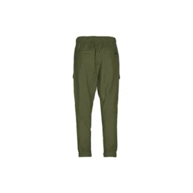 Pantalones largos de punto con múltiples bolsillos para hombre, verde oscuro