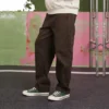 Pantalones rectos tejidos CYOTD, tallas asiáticas «Brown»