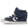 Pro Blaze Strap High «Cuero y punto jaspeado – Azul lago»