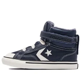 Pro Blaze Strap High «Cuero y punto jaspeado – Azul lago»