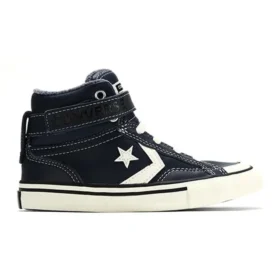 Pro Blaze Strap High «Cuero y punto jaspeado – Azul lago»