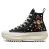 Run Star Hike Platform High «Floral Embroidery»