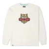 Serie de Año Nuevo TIGER Pattern Round Neck Sports «Milk White»