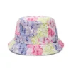 Sombrero de pescador reversible IWD «Azul, morado, rosa, amarillo»