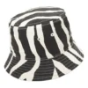 Sombrero de pescador reversible Zebra «Black»