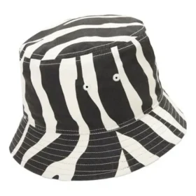 Sombrero de pescador reversible Zebra «Black»