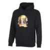Sudadera con capucha Burger, tallas asiáticas, «Negro»